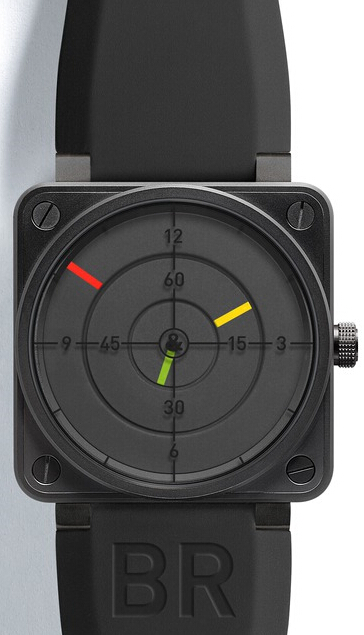 Bell & Ross BR 01-92 Radar Black PVD Steel BR0192-RADAR replica watch